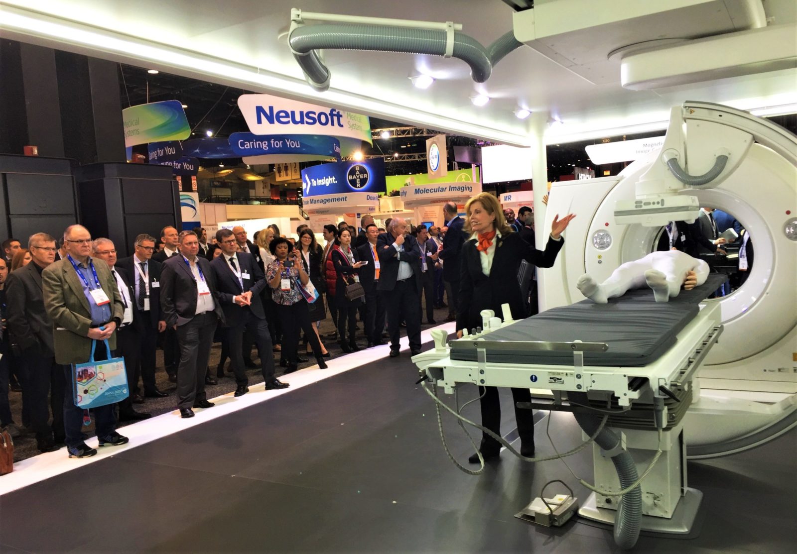 TPG Presenter speaks to large crowds at RSNA 2017.