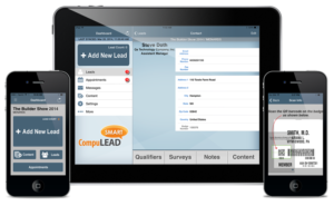 Downloadable lead retrieval apps. Photo credit CompuSystems.